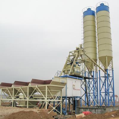 China Factory Price Mix Batch Stationary Dry Mobile Concrete Plant for sale