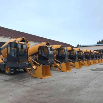 China Mobile Construction Material Shops Price Portable Self Loading Concrete Mixer With Diesel Pump For Sale for sale