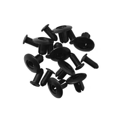 China Car universal plastic auto buttons break main rivet push pin rivets car door trim panel clips bumper gri for sale