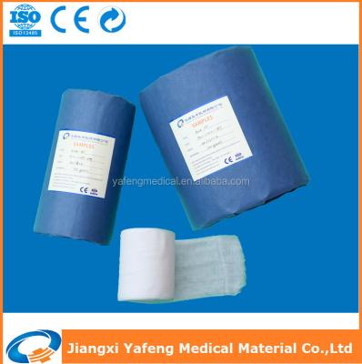 China With Or Without X-Ray Detectable Wire Absorbent Cotton Gauze Paper Wrapped Medical Roll for sale