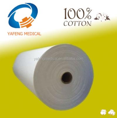 China With Or Without X-Ray Detectable Yarn 100% Cotton Bleached Jumbo Gauze Roll for sale