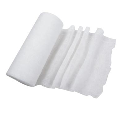 China With Or Without X-Ray Detectable Thread 4 Ply Medical Gauze Roll 100% Cotton Gauze Fabric for sale