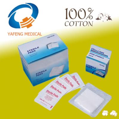 China X-Ray Or No X-ray 10x10 8ply Sterile Medical Compress Gauze Pieces for sale