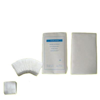 China With or without China Manufacturer Wholesale Medical Disposable X-Ray Wire Gauze Swabs/Sponge Gauze/Gauze Pads for sale