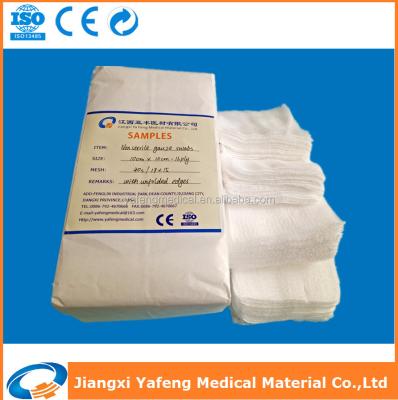 China Sterile Or Non Sterile Surgical Non Sterile Gauze 4x4 With CE And ISO Approved for sale