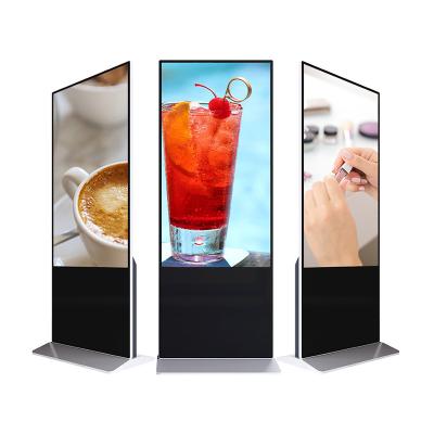 China 32 Inch Indoor Vertical Capacitive Touch LCD Screen , Picture And Video Interactive Floor Standing Digital Signage Display Screen for sale