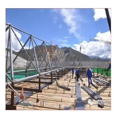 China steel structure deck space frame prefab frame building steel structure space frame design church for sale for sale