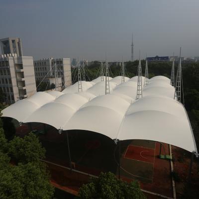 China Chamber made of steel the gymnasium of the national university of defense technology, covered with a tension membrane structure for sale