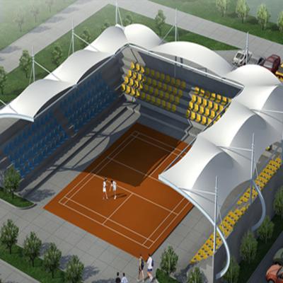 China Easy Assemble ETFE Film Membrane Structure Fabric Tensile Roof Xuzhou for sale