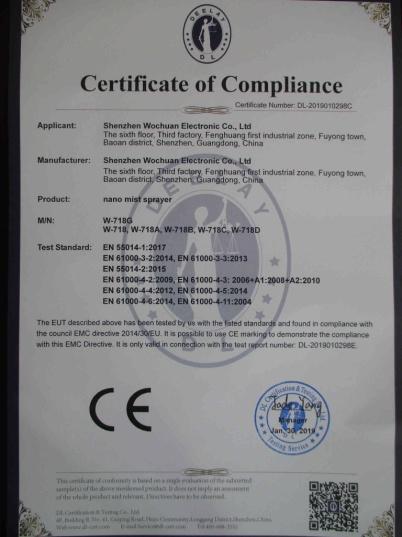 CE - Shenzhen Wochuan Electronic Co., Ltd.