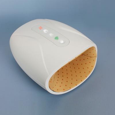 China Invisible Touch Panel Heat For Fingers And Palm Massage Mini Hand Massager Air Pressure 2021 for sale