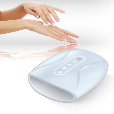 China Invisible Contacts Panel Cordless Electric Air Compression Hand Wrist Palm Fingers Pressure Point Massager for sale