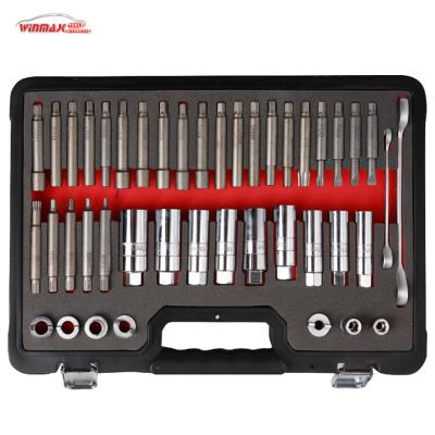 China Winmax 43pcs Complete Damping Lantern Spring Lock Nut Disassembly Damping Tool for sale