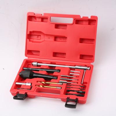 China Removing Damaged Or Difficult Glow Plugs From Cylinder Head Winmax Auto Repair Tools Automotive Glow Plug Removal Set 16pcs for sale