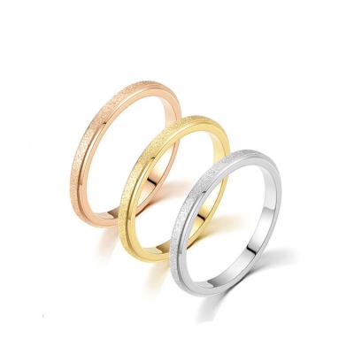 China FASHIONABLE Fine Rings Fashion Stainless Steel Jewelry Custom Couples Engagement Wedding Rings for sale