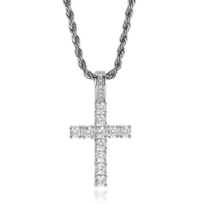 China Hip Hop Pendant Chain Jewelry Hip Hop Cross Necklace Pendant Necklace for sale