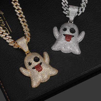 China Creative Low Price Hip Hop Jewelry Grimace Pendant Necklace Fashion Hip Hop Pendant Necklace for sale