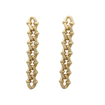 China Wholesale High Quality Gold Fashion Chain Earrings From Professional Manufacturer CLASSIC for sale