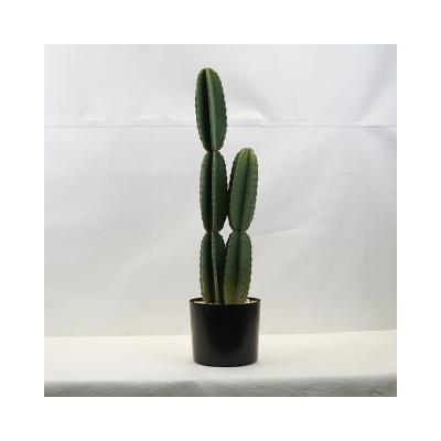 China Decorration Plastic Material Cactus Tree And Potted Mini Artificial Plants Artificial Cactus Plants for sale