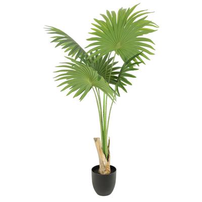 China High quality outdoor indoor decoration green artificial plants and artificial trees simulation Hawaii palm plant trees for sale