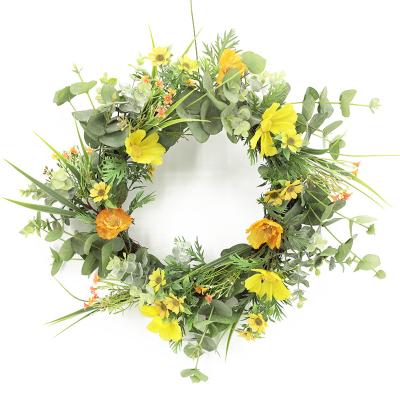 China Artificial Green Plant Garland Flower Wedding Celebration Longstar Wholesale Plastic Artificial Garland Decoration for sale