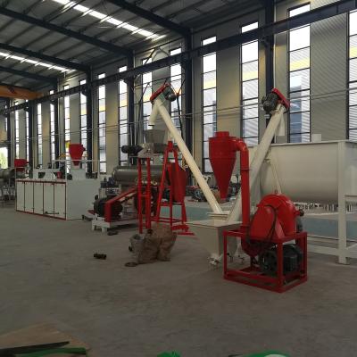 China Factory 300~400KG/H Large Scale Fish Feed Processing Line Floating Fish Feed Extruder Equipment Price for sale