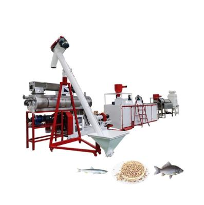 China Factory 200~1000KG/H Farm Use Floating Fish Feed Plant for sale