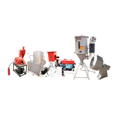 China Factory LM40 4set Small Fish Feed Production Line 40~60kg/h Floating Fish Feed Extruder Machine for sale