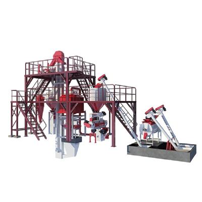 China factory price feed pellet mill for chicken/cattle/rabbit/pig feed processing plant poultry animal feed production line 800kg/h for sale