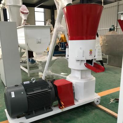 China Factory LM400 800~1000kg/h Electric Livestock Chicken Feed Pellet Making Machine Flat Die Poultry Feed Machine for sale