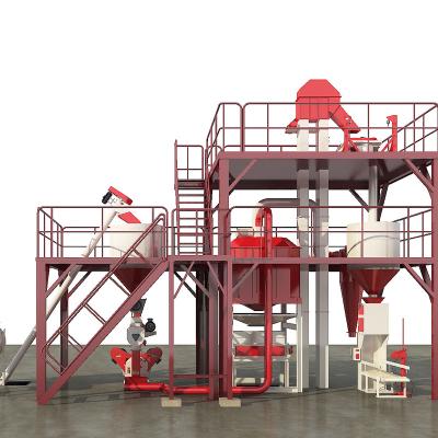 China Factory 2~4ton/h cattle feed pellet production line poultry feed pellet machine for making chicken horse feed pellet for sale