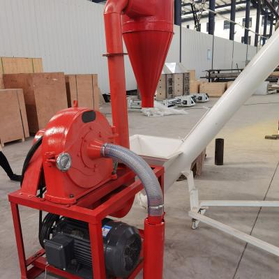 China 300~400kg/h plant self-priming crusher for fish feed production line crusher grain mill machine for sale