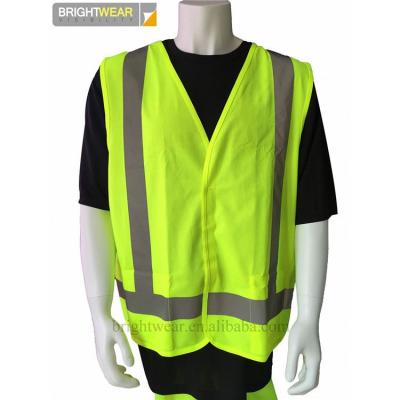 China Anti-Pilling Hi Vis Safety Jacket Custom Reflective Vest With Logo Safety Vest Work Clothes For Construction for sale