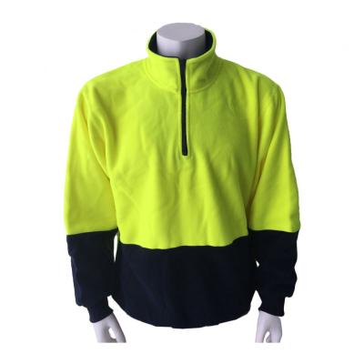 China Anti-Pilling High Visibility Hi Visibility Winter Jacket Workwear Clothing Man Vis Class 3 Safety Reflective Sweatshirt for sale