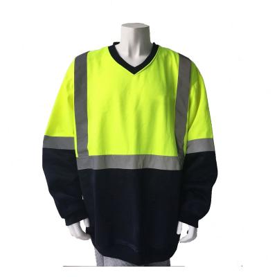 China 100% Polyester Anti-Pilling High Visibility Safety Work Wear Safety Comfortable Sweatshirts Jackets for sale