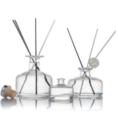 China 50ml 100ml 120ml 150ml 200ml Glass Bottle Cosmetic Aroma Reed Diffuser Bottle for sale