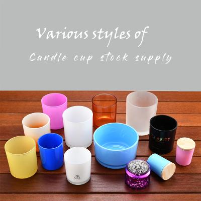 China Home Decoration 10oz Multicolor 315ml Customized Glass Jars For Scent Candle Candy With Lid for sale