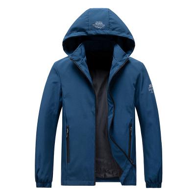 China QUICK DRY OEM Custom Design 2023 Fashion Hooded Spring Autumn Zipper Coats Casual Cargo Men Bomber Jacket Windbreaker Plus Size Men Jacket for sale