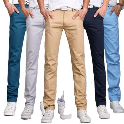 China Breathable High Quality Casual Clothing Solid Chino Pants Slim Mens Wholesale Pantalones De Hombre Men Pants Trousers for sale