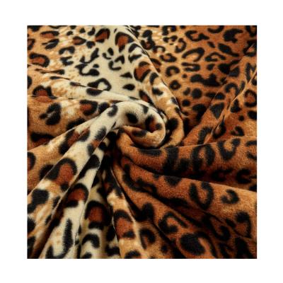 China Brief DWDP No MOQ Custom Printed Satin Rayon Fabric Digital Print Leopard Pattern for sale