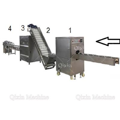 China Automatic Continuous Line Advanced Onion Processing Line Automatic Crispy Onion Cutting Peeling Production Machinery for sale