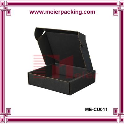 China Hot selling small black corrugated paper folding box for photo album packing for sale