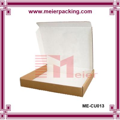 China E flute customized brown kraft paper corrugated mailing box for baby clothing for sale