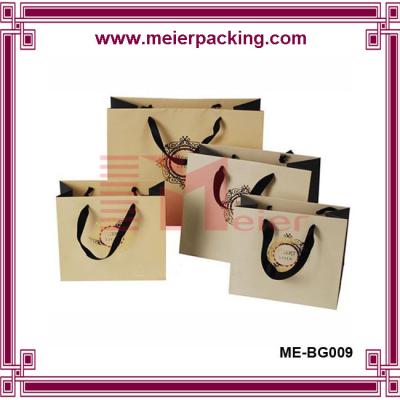 China Customized Craft paper bag with your logo printed with cloth handle in packaging for sale