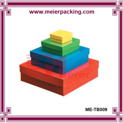 China Eco Friendly Pantone Printing Colorful top and bottom Nest Packaging Box for gift for sale