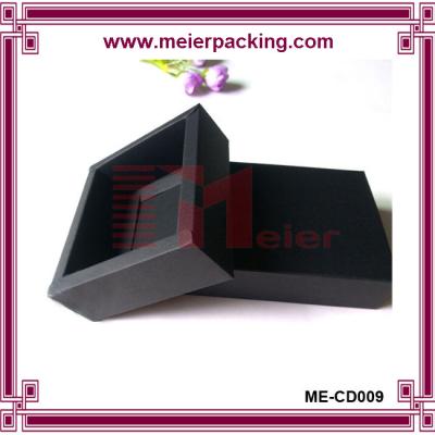 China Printed Unique handmade black card paper gift cardboard storage bins with drawer design for sale