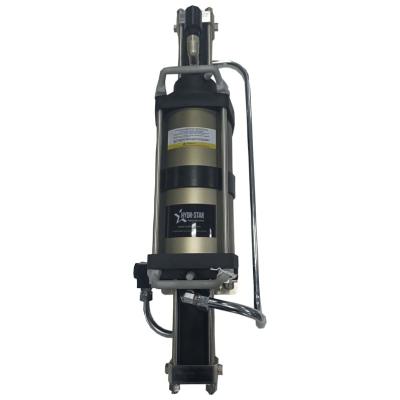 China Automotive Industry HYDR-STAR Double Action Single Stage Filling Pneumatic Gas Driven High Pressure Booster Pump for sale