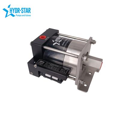 China Chinese Single Drive Automotive Industry Factory HYDR-STAR AHP03 Single Acting Pneumatic Liquid Pump with Pressures to 25000psi (1723 bar) for sale