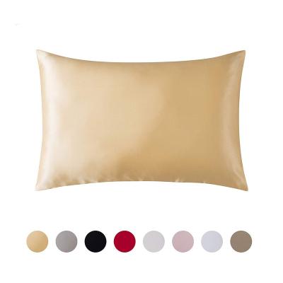 China Wholesale Customized Viable Color Satin Pure Silk Pillowcase for sale