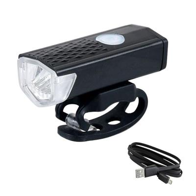 China Rechargeable Bicycle Lighitng USB LED Front Light Waterproof Bicycle Flashlight Headlight for sale